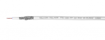 TT6 CU CLASS ECA Przewód koncentryczny TT6 Cu 100 TRISHIELD 75 Ohm, 100 m, żyła 1,02 mm, zgodny z wymaganiami MTBiGM
